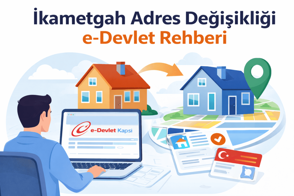 ikametgah adres değişikliği nasıl yapılır e-devlet rehberi